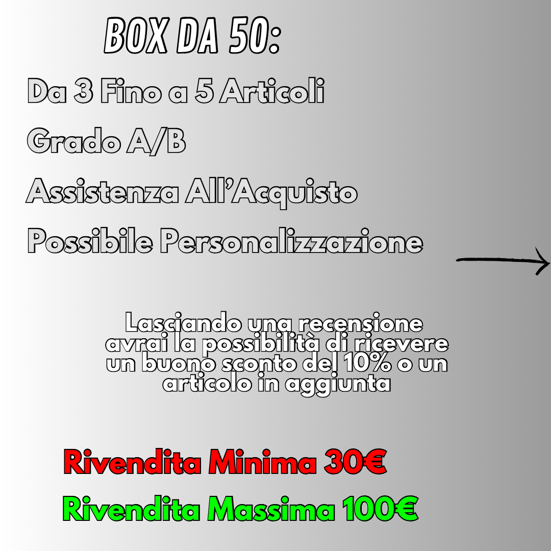 BOX DA 50 "MIX BRAND"